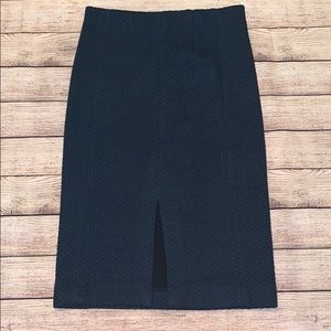 Beautiful Blue Ann Taylor textured Pencil Skirt